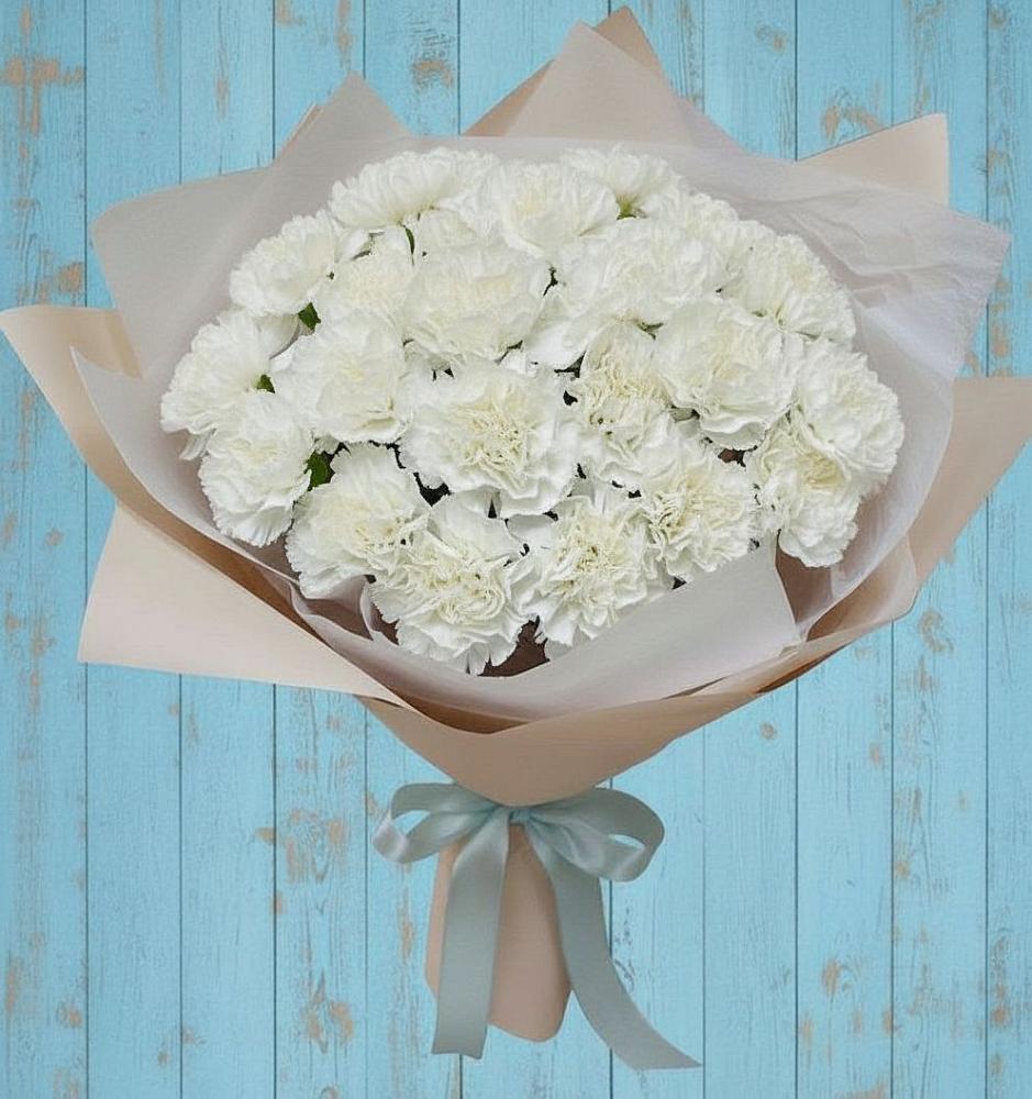 Букет цветов из: Гвоздики в Шевляково