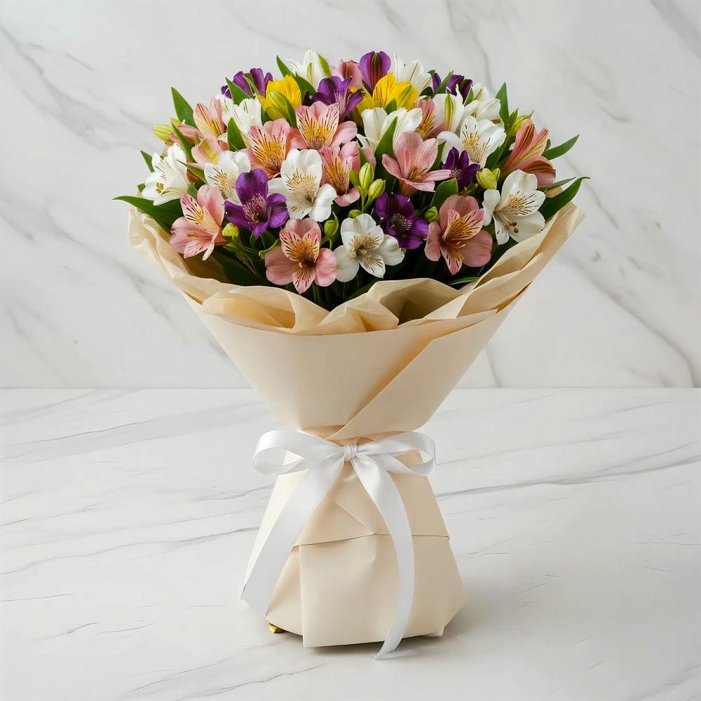 Букет цветов из: Альстромерии в Шевляково