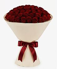 Букет 101 Бордовая роза Блэк Бакарра в Шевляково