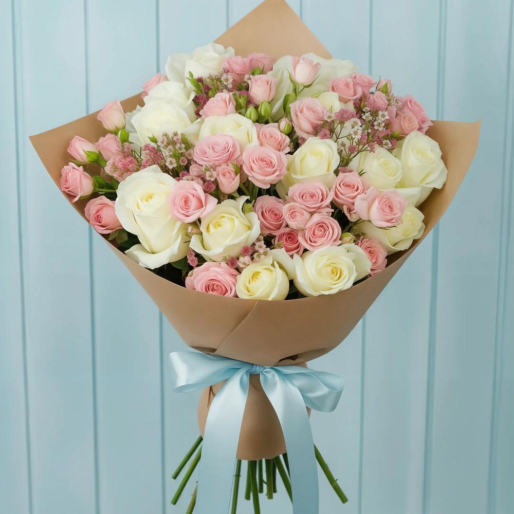 Букет цветов из: Розы в Шевляково