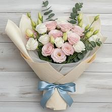 Букет цветов из:  Лизиантусы в Шевляково