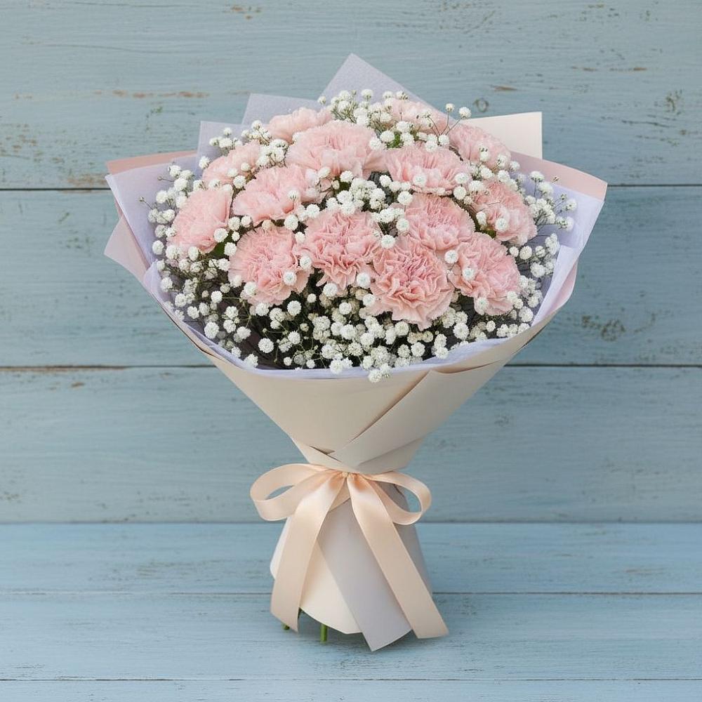 Букет цветов из: Гвоздики в Шевляково