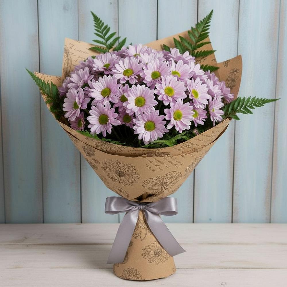 Букет цветов из: Хризантемы в Шевляково