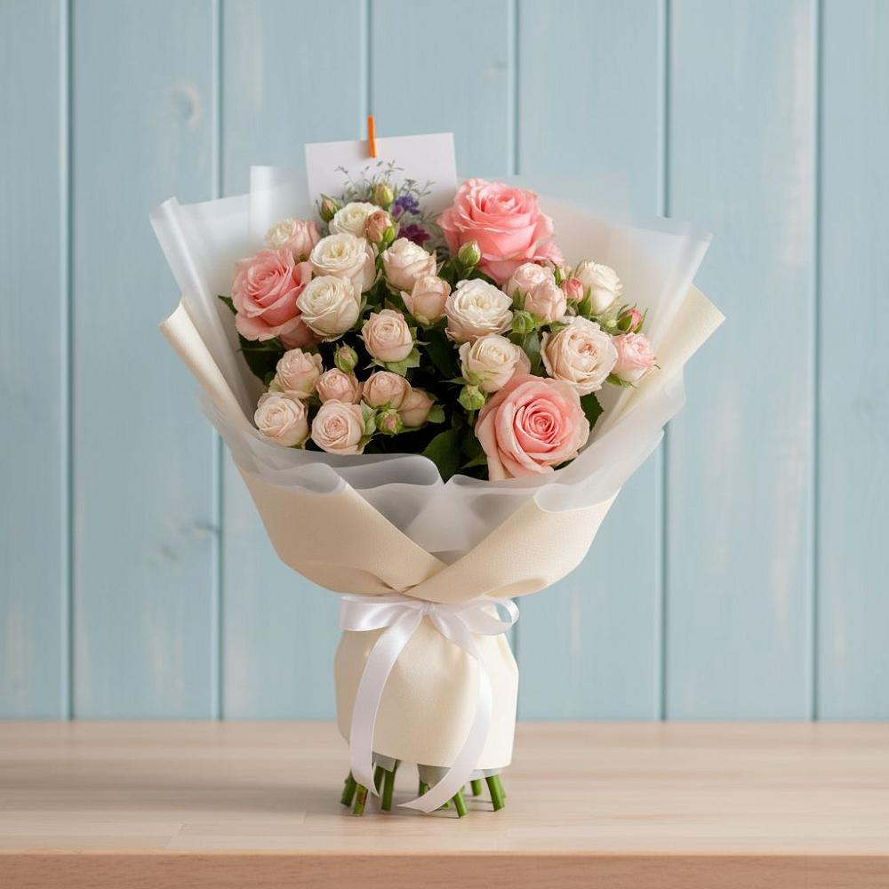 Букет цветов из: Розы в Шевляково