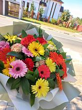 Букет цветов из:  Герберы #REPLACE_PRED# Шевляково