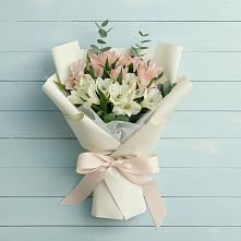 Букет цветов из:  Альстромерии в Шевляково