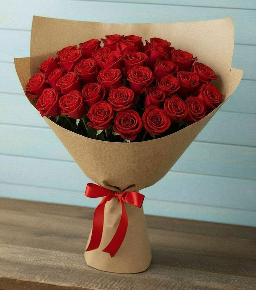 Букет Красные розы Милано в Шевляково