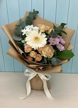 Букет цветов из:  Герберы и Хризантемы #REPLACE_PRED# Шевляково