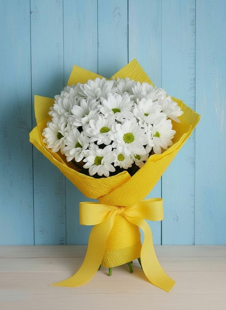 Букет цветов из: Хризантемы в Шевляково