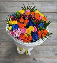 Букет цветов из:  Розы и Хризантемы в Шевляково