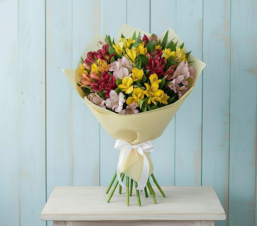 Букет цветов из: Альстромерии в Шевляково
