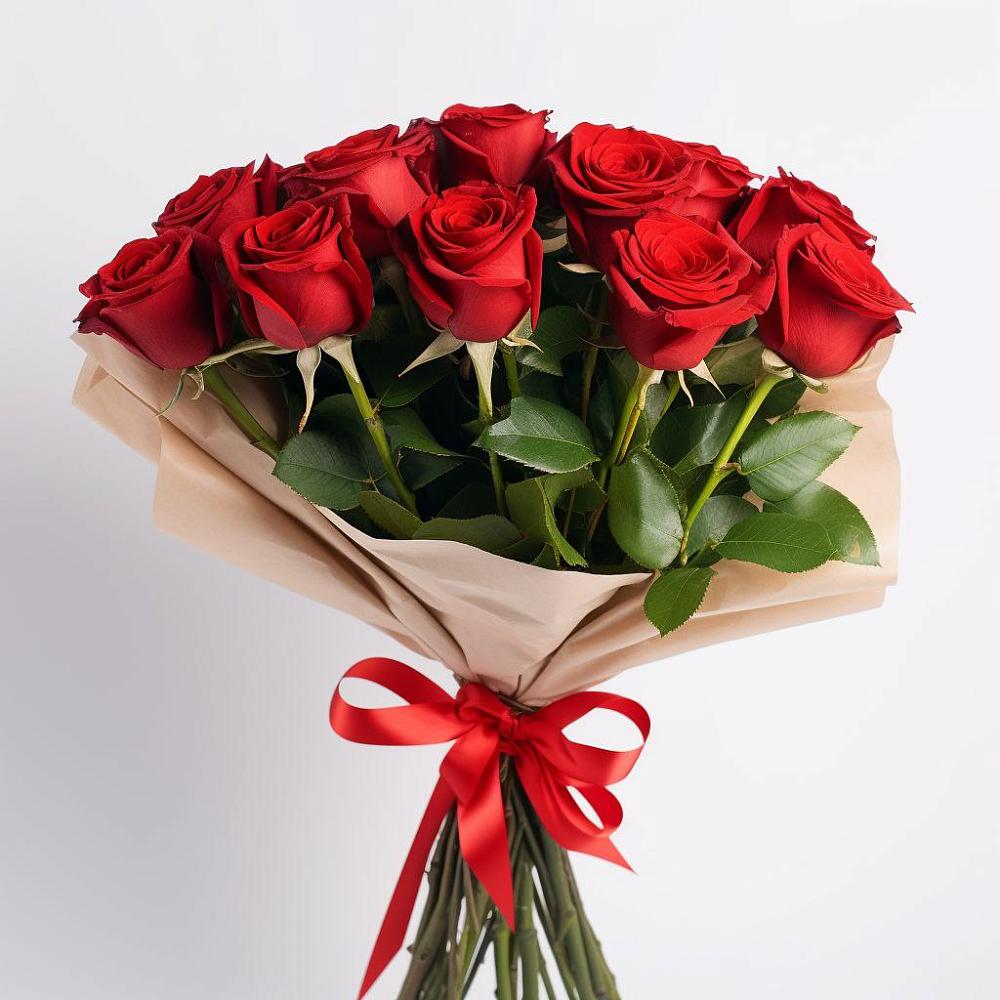 Букет 11 Красных роз Эдлесс Лав в Шевляково