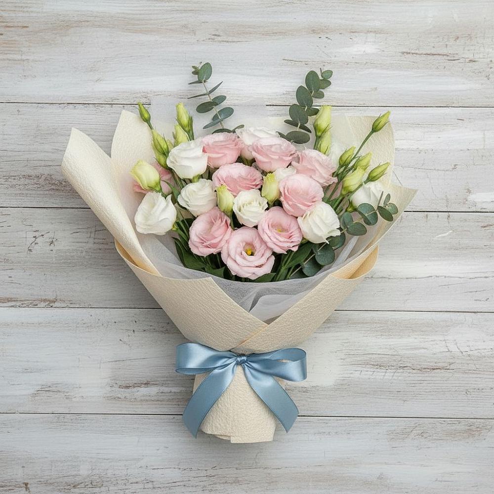 Букет цветов из: Лизиантусы в Шевляково